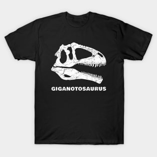 Fossilized head of Giganotosaurus T-Shirt